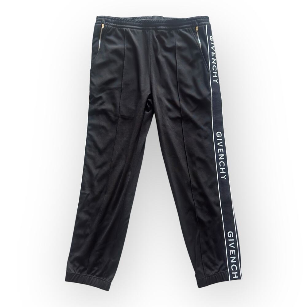 Black Jogger Jersey Side Stripes Sweatpants size XXL